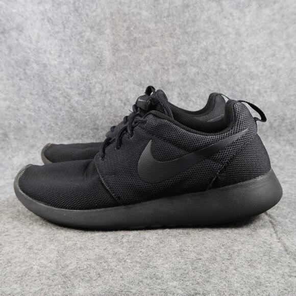 Nike Shoes Womens 9.5 Roshe One Athletic Trainers Running Sneakers Casual Black - Picture 6 of 15